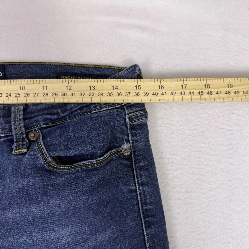 Lucky Brand Brooke Straight Ankle Jeans Women's 8/29 Blue Denim‎ Mid Rise